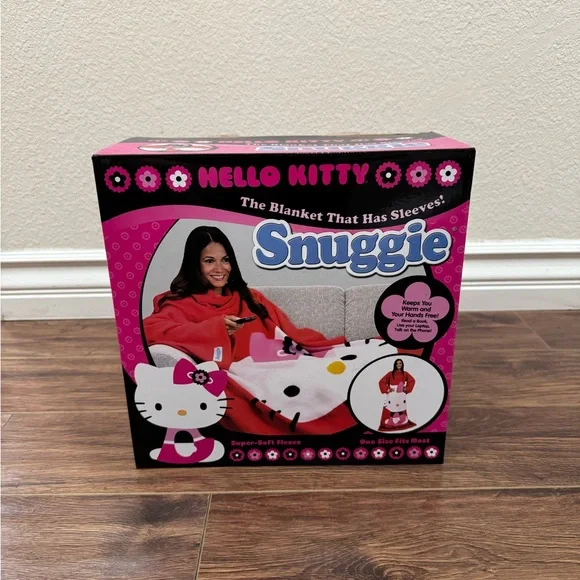 Hello Kitty Snuggie Blanket - Pink and White. NIB - Picture 1 of 3